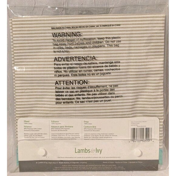 NIP Lambs & Ivy Window Valance Nursery Giraffe Baby Curtain Yoo Hoo Collection - Picture 2 of 9